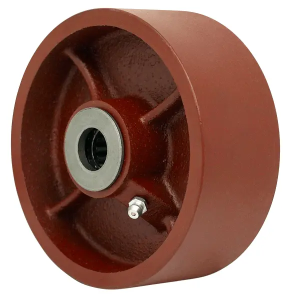 5" X 2" Ductile Steel Wheel - 2000 Lbs. Capacity 1