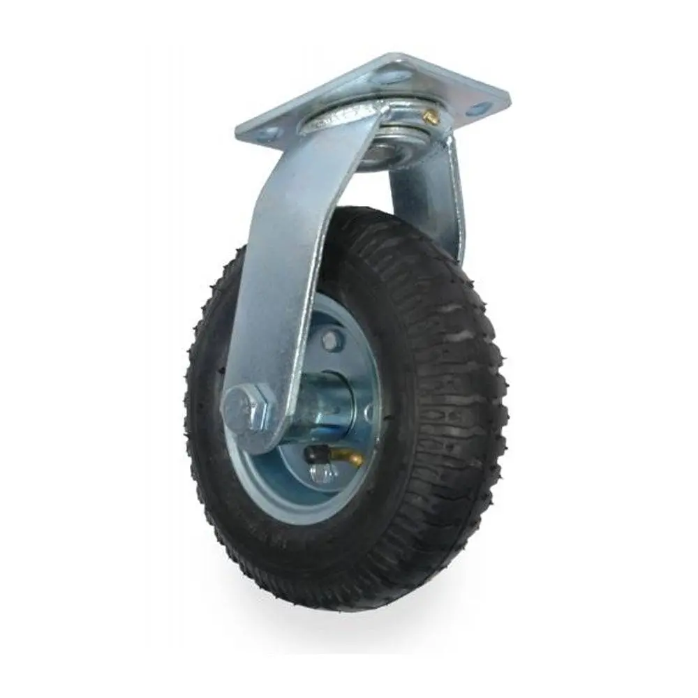 8" Bellman Luggage Cart Caster, Pneumatic, Swivel, 350 Lbs. Capacity 1
