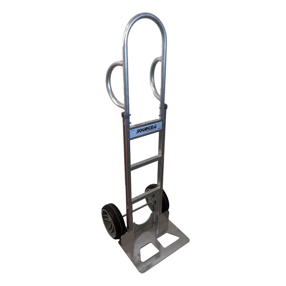 B&P Ergo-Grip Aluminum Hand Truck With Non-Marking Wheels 1