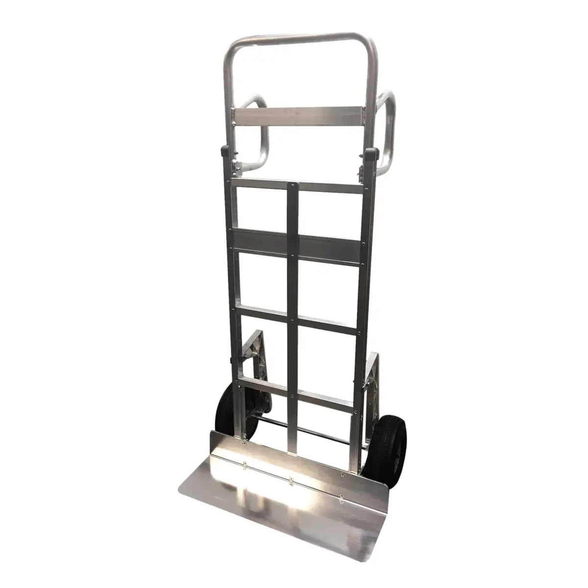 B&P Liberator Xt Extra Wide Hand Truck - Squared Loop W/ Vertical Loop Grips 1