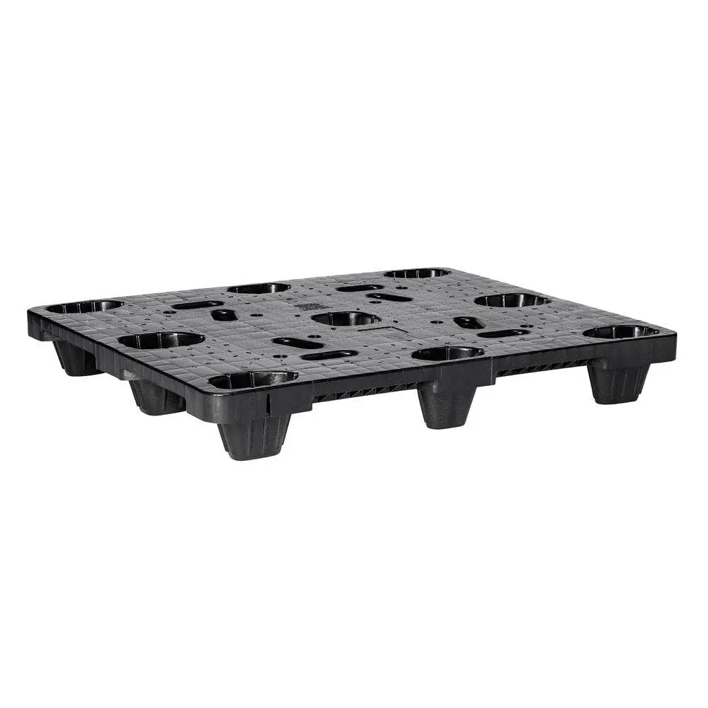 Black Nestable Distribution Pallet - 40X48" - Floor Loading (10 Pack) 1