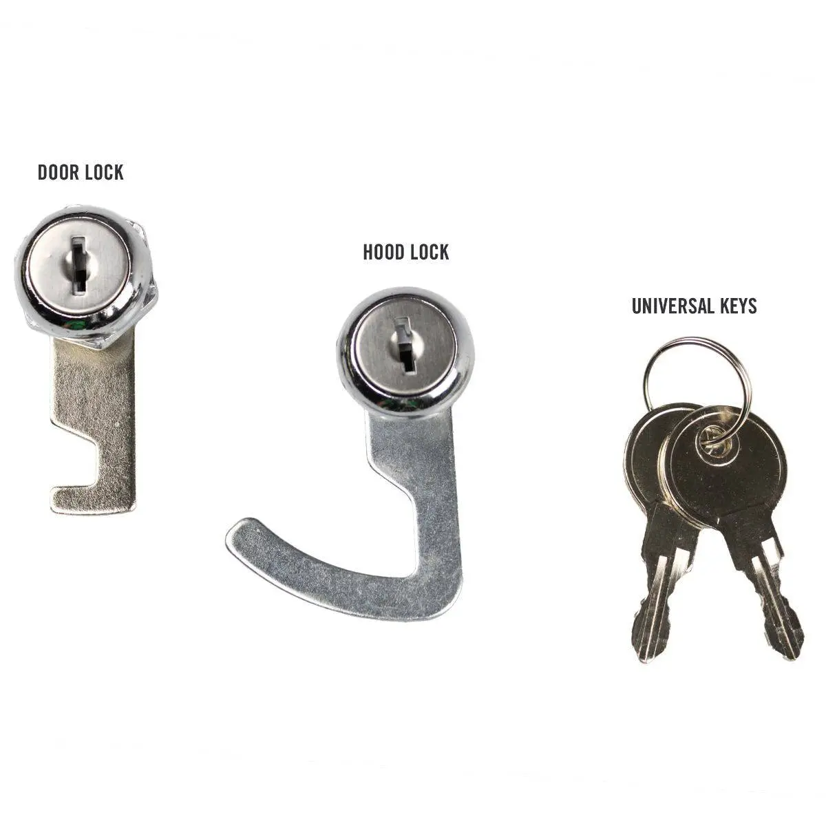 Door Lock, Hood Lock & Keys Replacement Parts 1