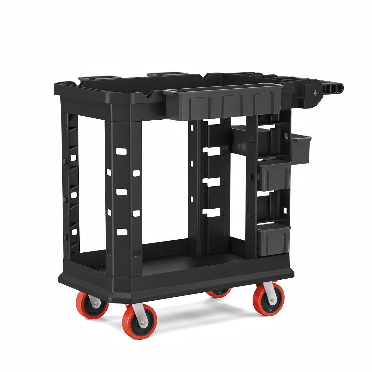 Plastic Utility Cart Heavy Duty Plus, 19X37 1