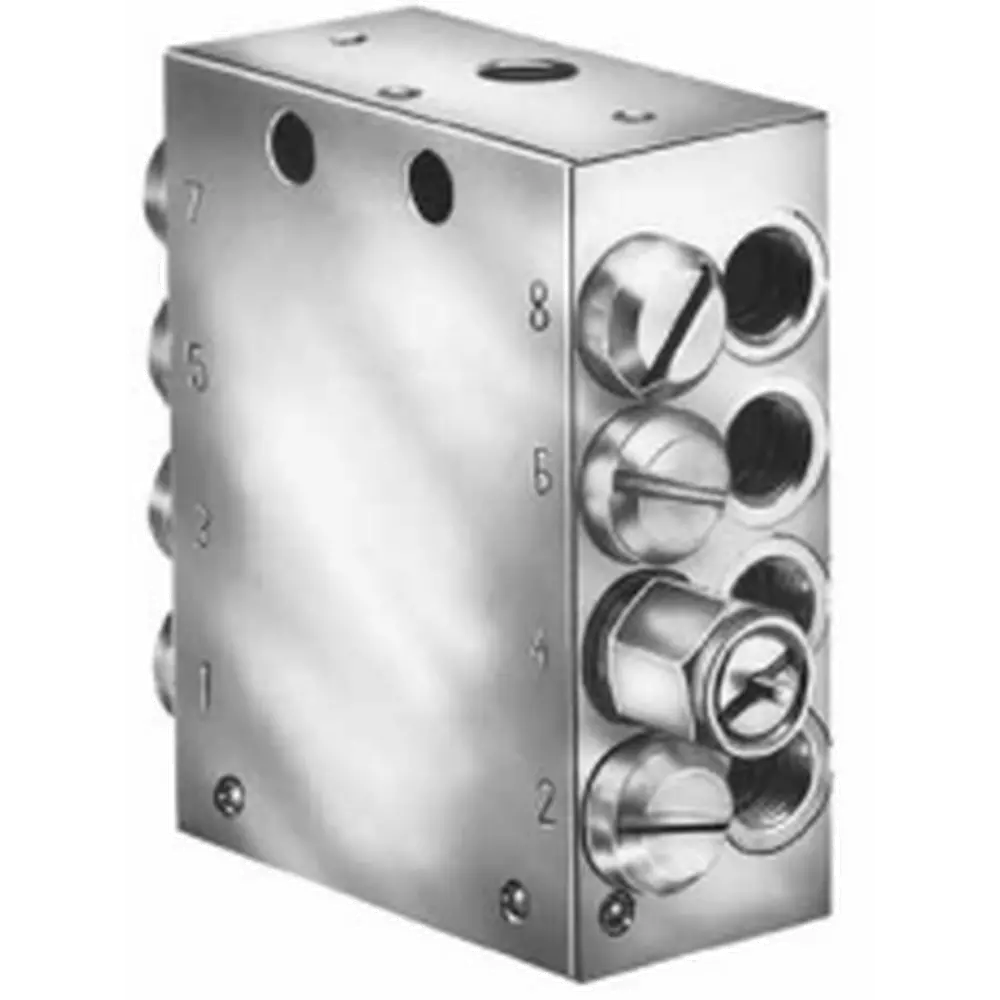 Ssv Stainless Steel Divider Valve W/ 16 Outlets 1