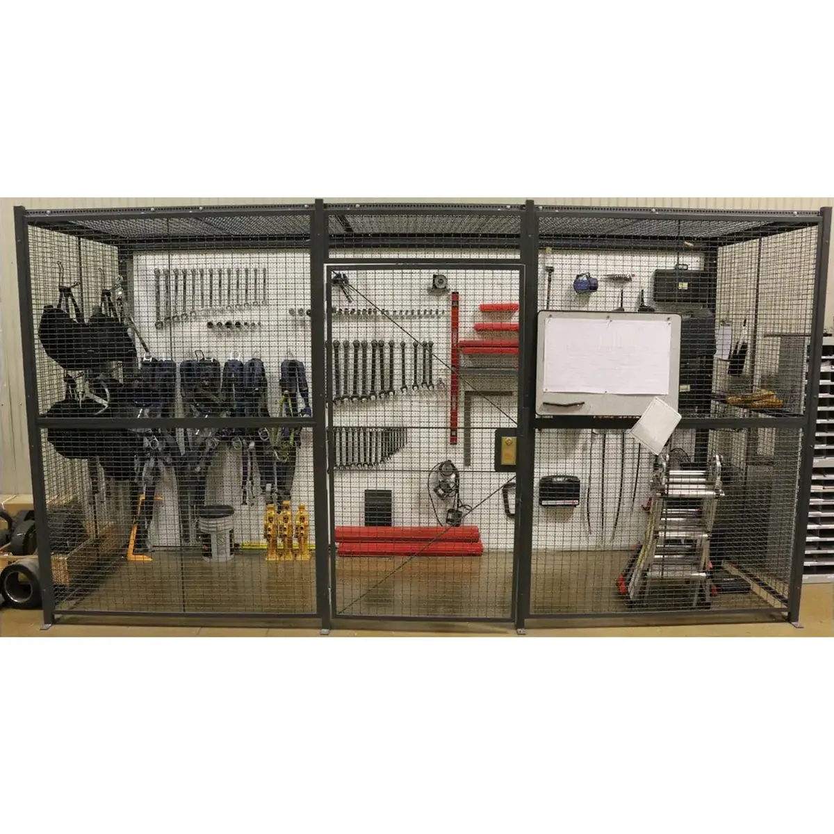 Tool Crib Storage & Equipment Cage 1