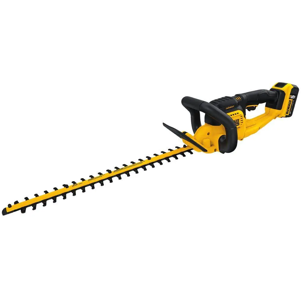 Dewalt 22 In. 20V Max Lithium-Ion Cordless Hedge Trimmer With (1) 5.0Ah Battery And Charger Included 1