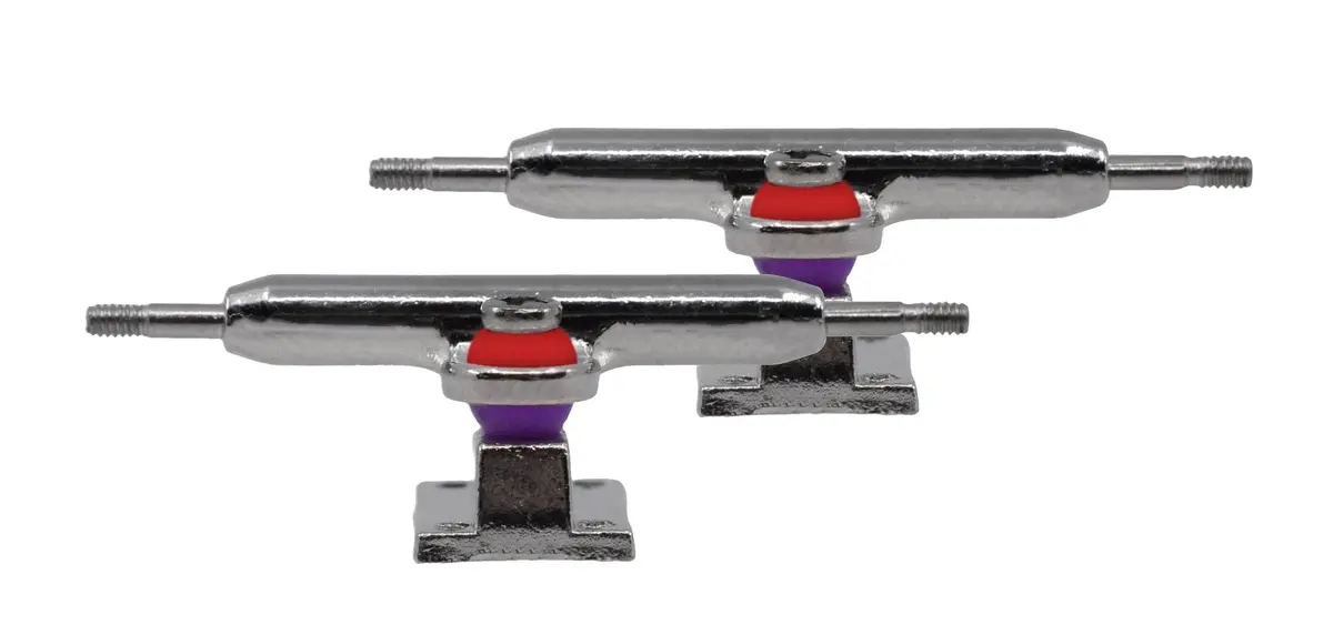 Prodigy Pro Inverted Fingerboard Trucks, 32Mm - Silver Colorway 1
