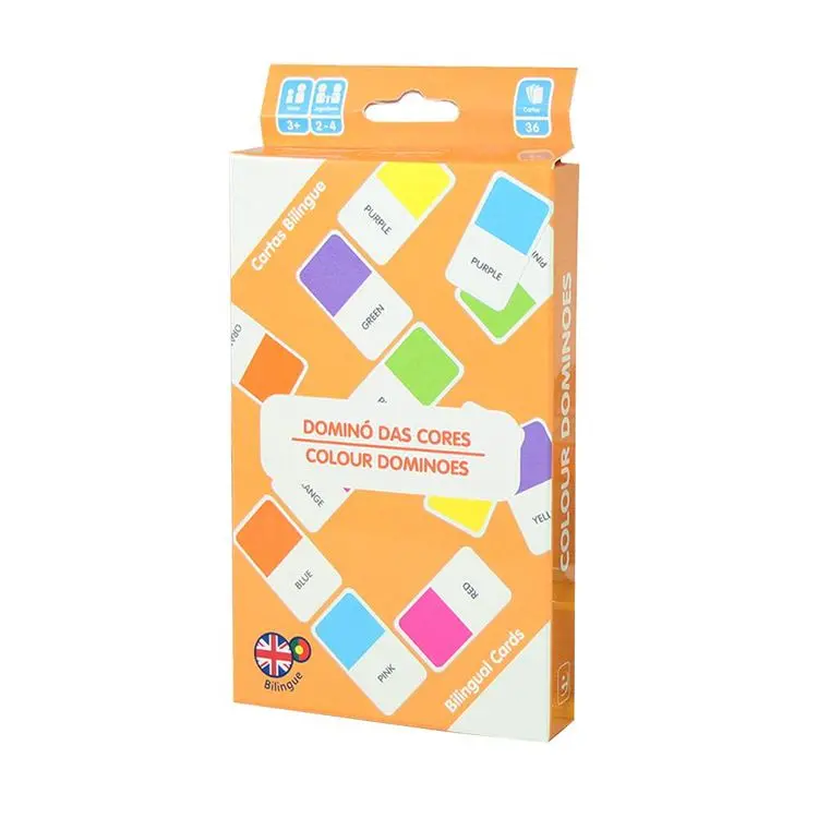 Cartas Bilingue Dominó Das Cores 1