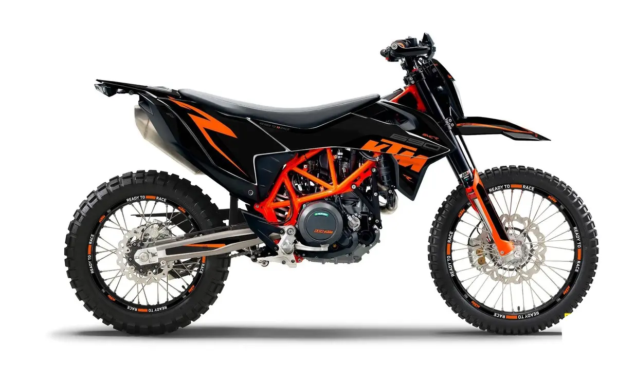 Ktm 690 Enduro R Graphics - "Torque" (Black/Orange) 1