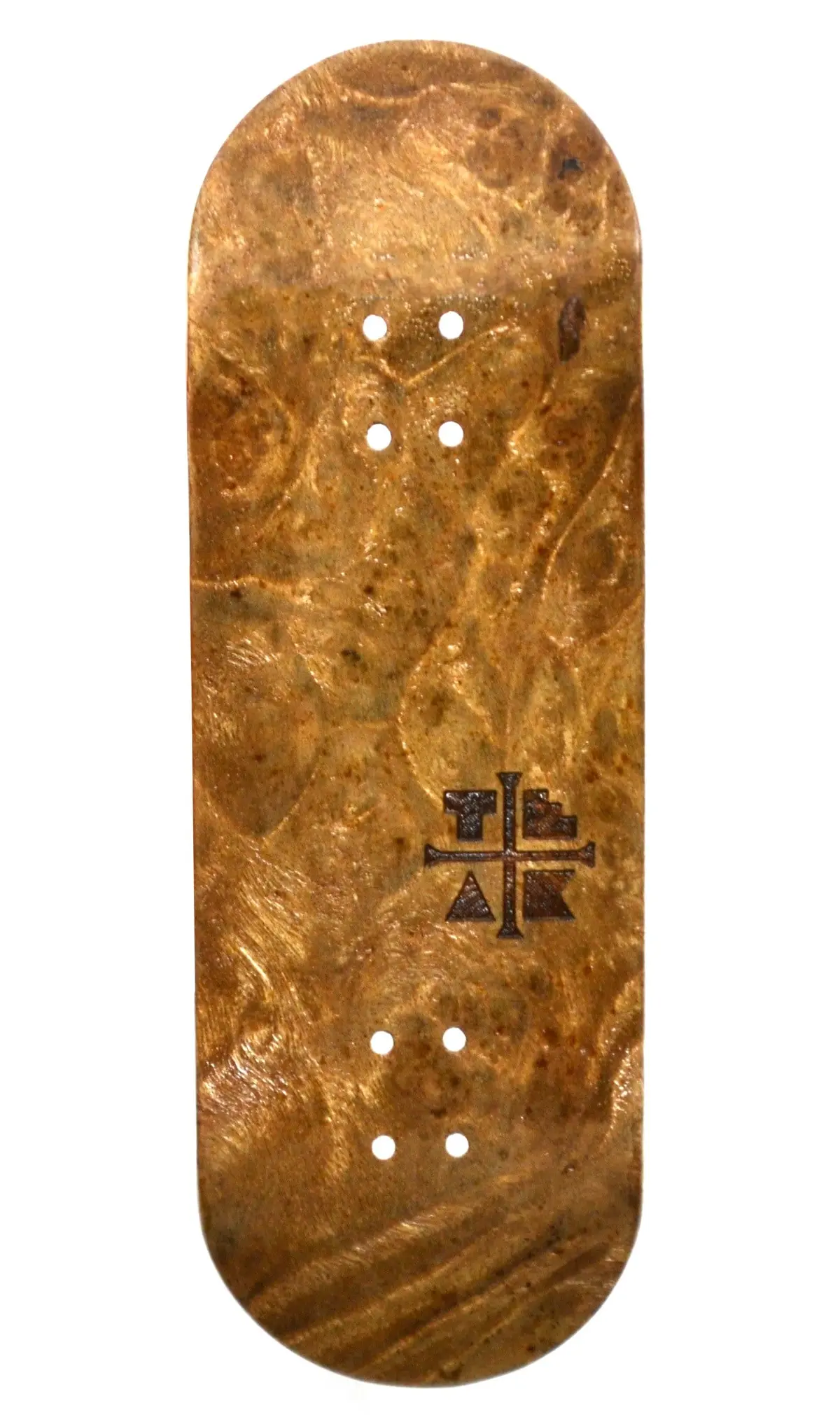 Prolific Wooden Fingerboard Deck, "The Graham Cracker" - 32Mm X 97Mm 2