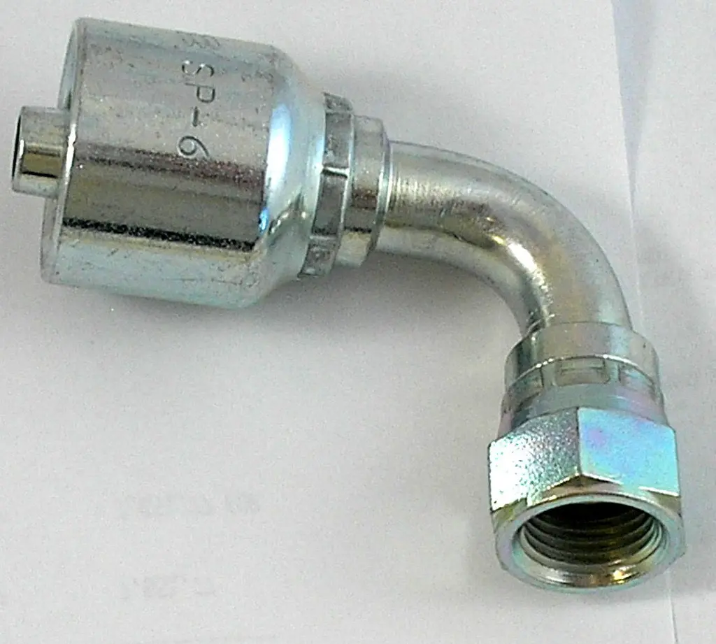 Jic 74° 90° 9/16"- 3/8" Hose 1