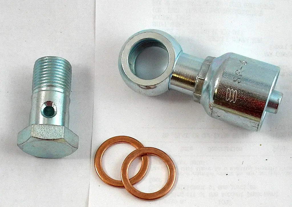 Banjo Fitting 3/8" Hose 3/8" Bolt Bsp Threads 1