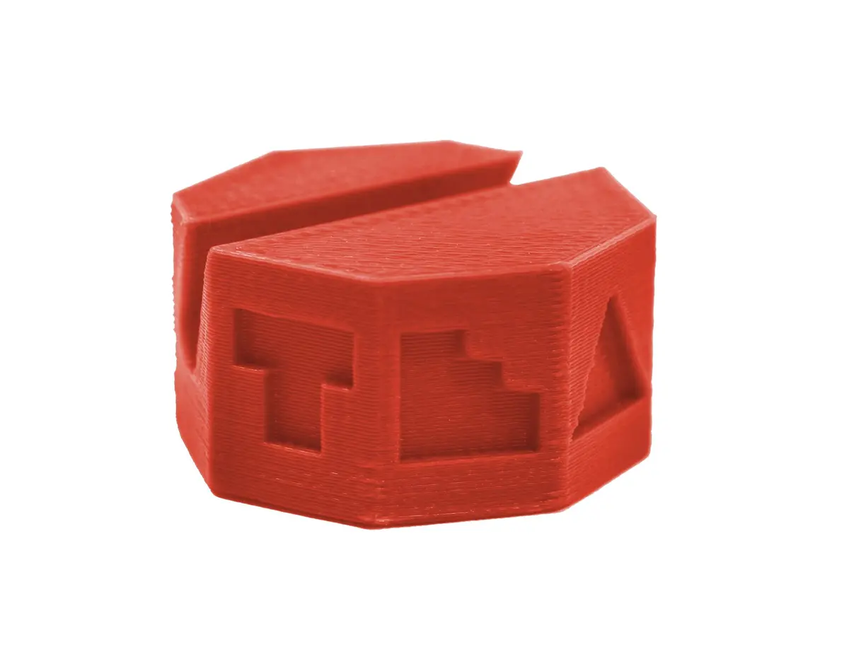 Fingerboard Display Stand - Octagon Edition - Red Chili Pepper Colorway 1