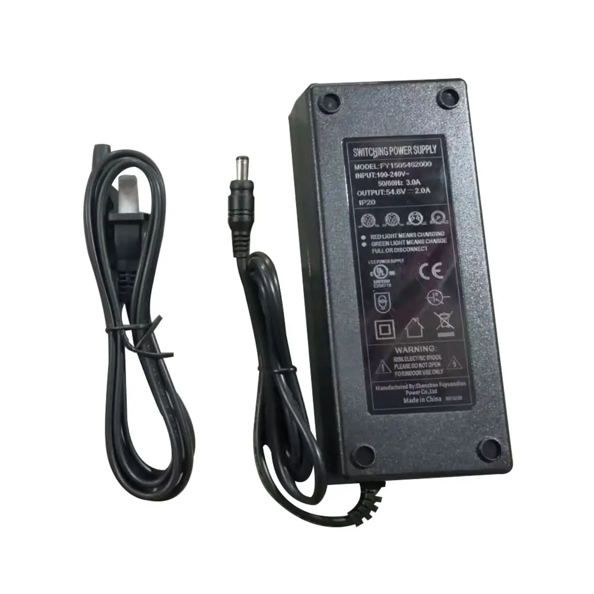 Ebe3 / Ebe4 / Traveler-Dc5521 54.6V 2A Electric Bike Chargers 1