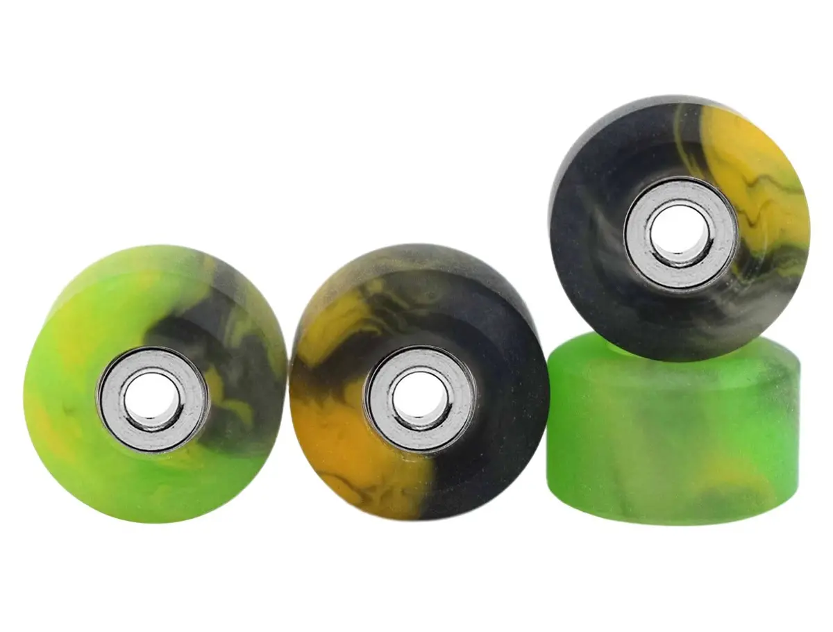 Apex New Street Wheels - 61D Urethane - Ultraspin Bearings - "Spooky Swirl" 1