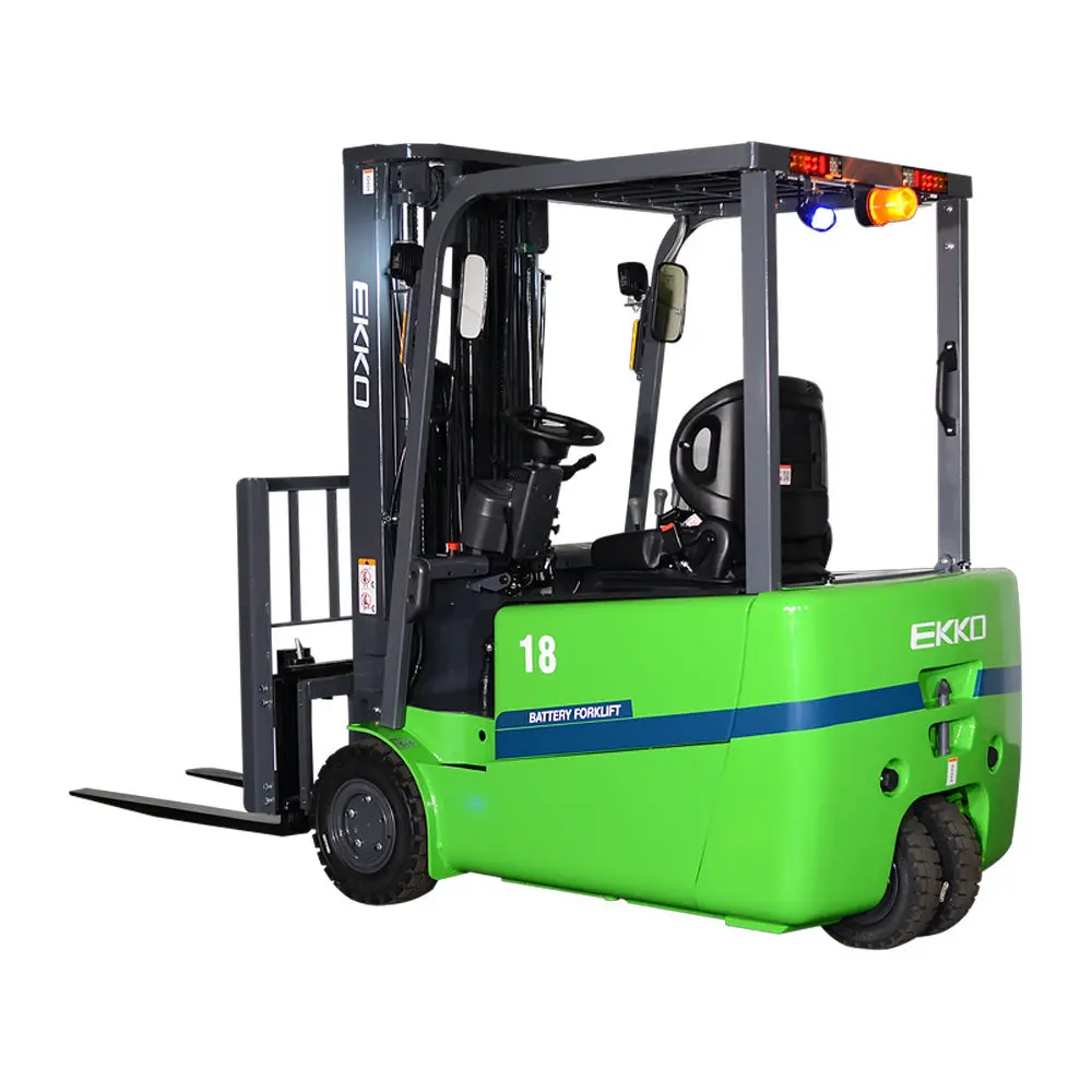 Ekko Ek18at-185Li 3-Wheel Lithium Forklift 4000 Lbs Capacity, 185In Lift Height 1