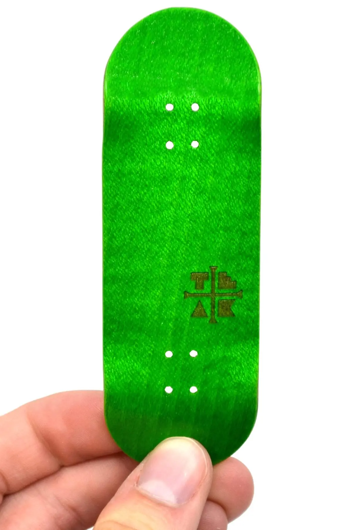 Prolific Wooden Fingerboard Deck, "Ghillie Green" - 34Mm X 97Mm 2
