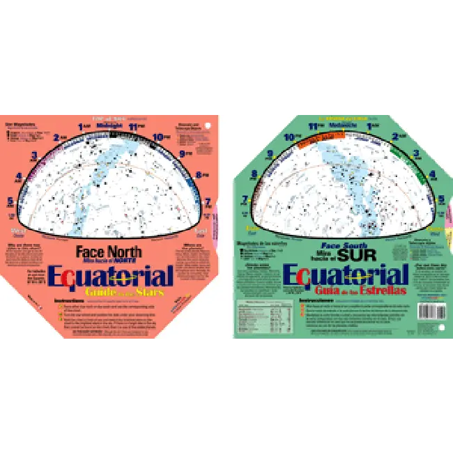 Equatorial Planisphere - Guide To The Stars 1