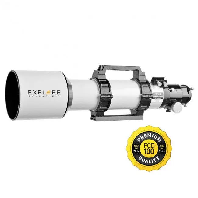 Explore Scientific Ed102 - Fcd100 Series Air-Spaced Triplet Refractor 1