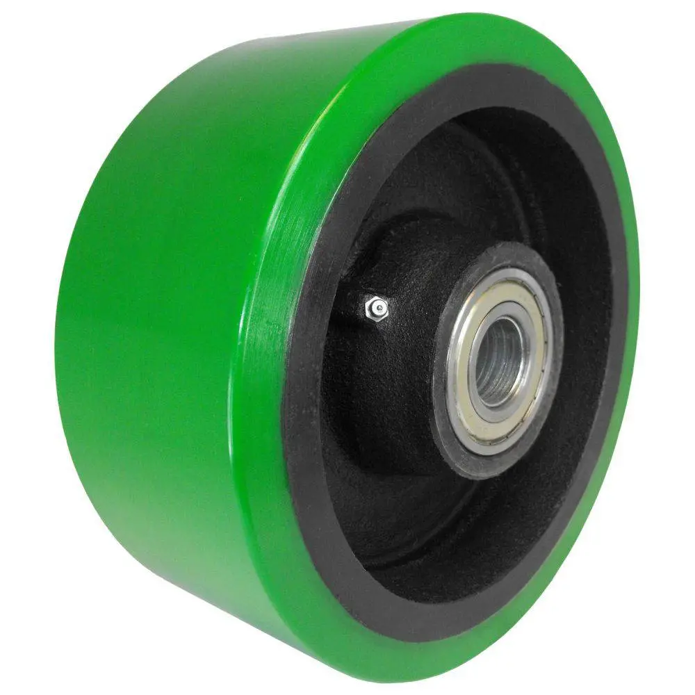 10" X 4" Ultra Poly On Cast Wheel - 5500 Lbs. Capacity 1