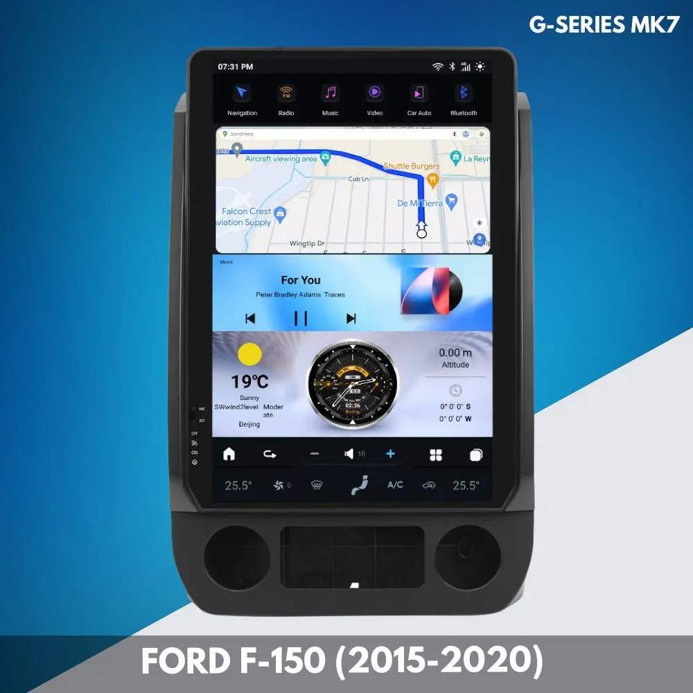 Ford F-150 (2015–2020) Android Head Unit | Squarewheels G-Series 1