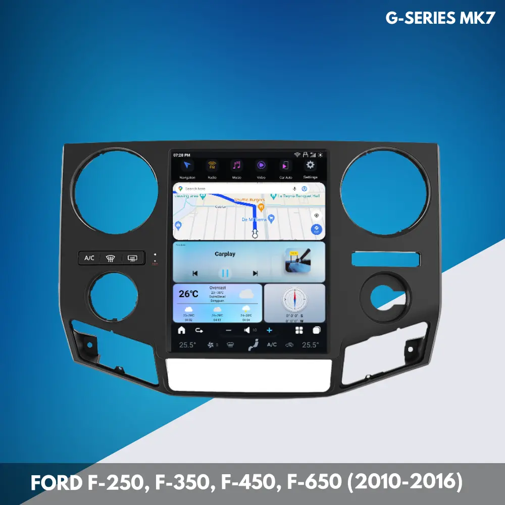 Ford F-250 (2014–2021) Android Head Unit | Squarewheels G-Series 1