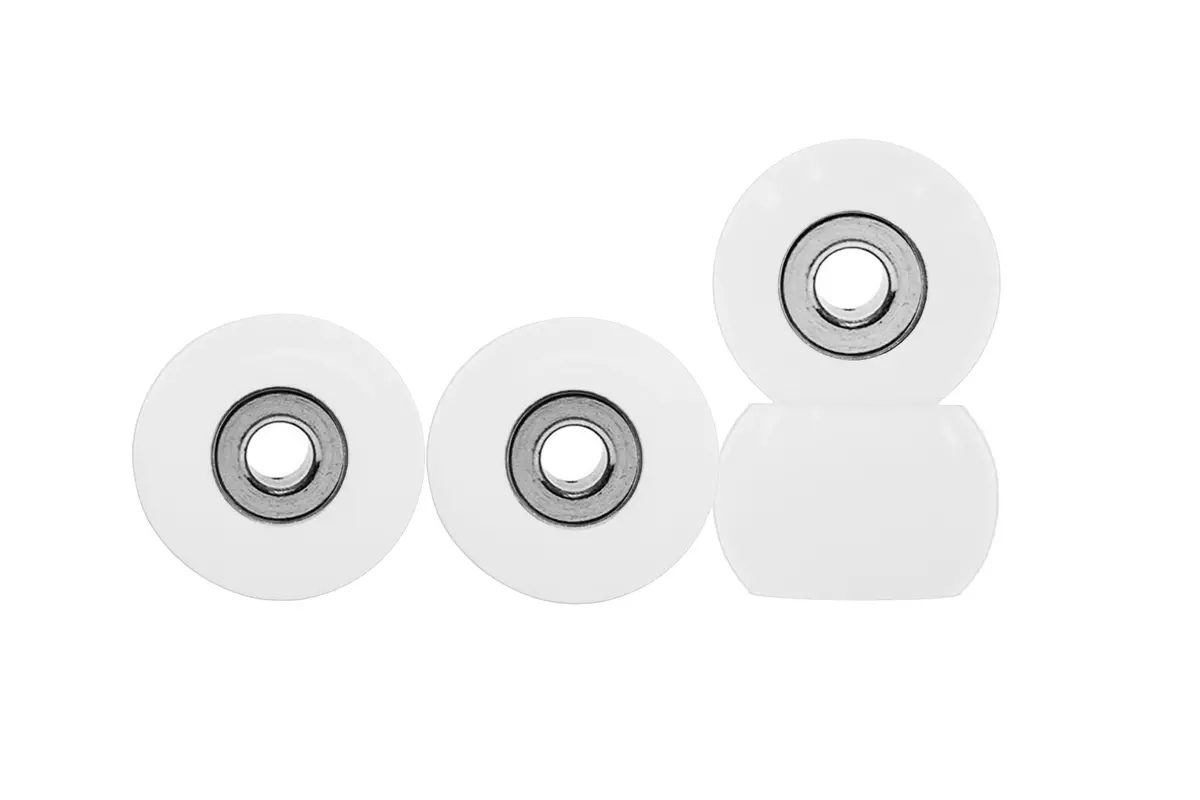 Eco Rounded Wheels - 85D Cnc Polyurethane - "White" 1
