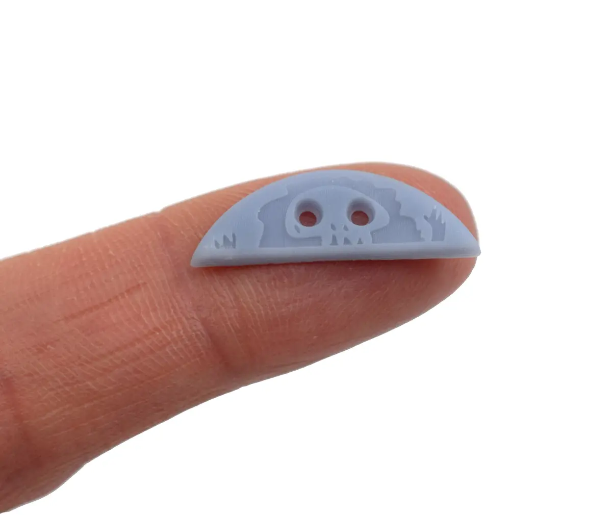 Peeping Yeti Fingerboard Nose & Tail Guards - 7.5Mm X 22Mm - Gray 2