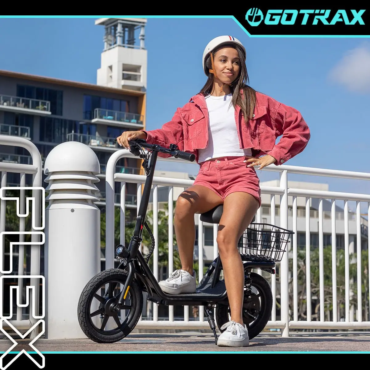 Flex Electric Scooter With Seat 2