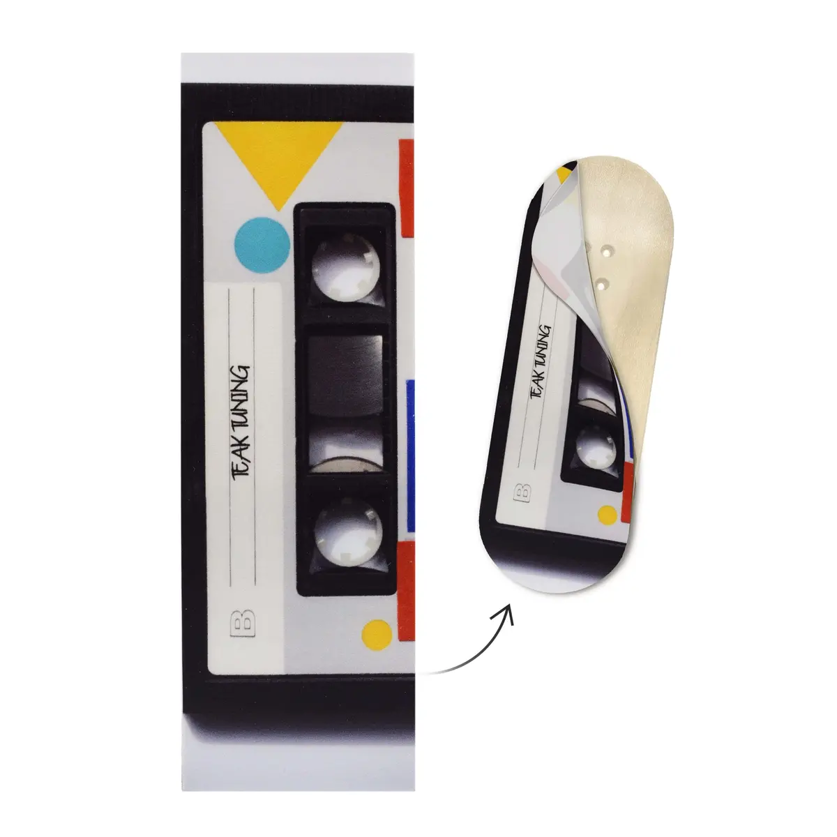 "Cassette Tape" Deck Graphic Wrap - 35Mm X 110Mm 1