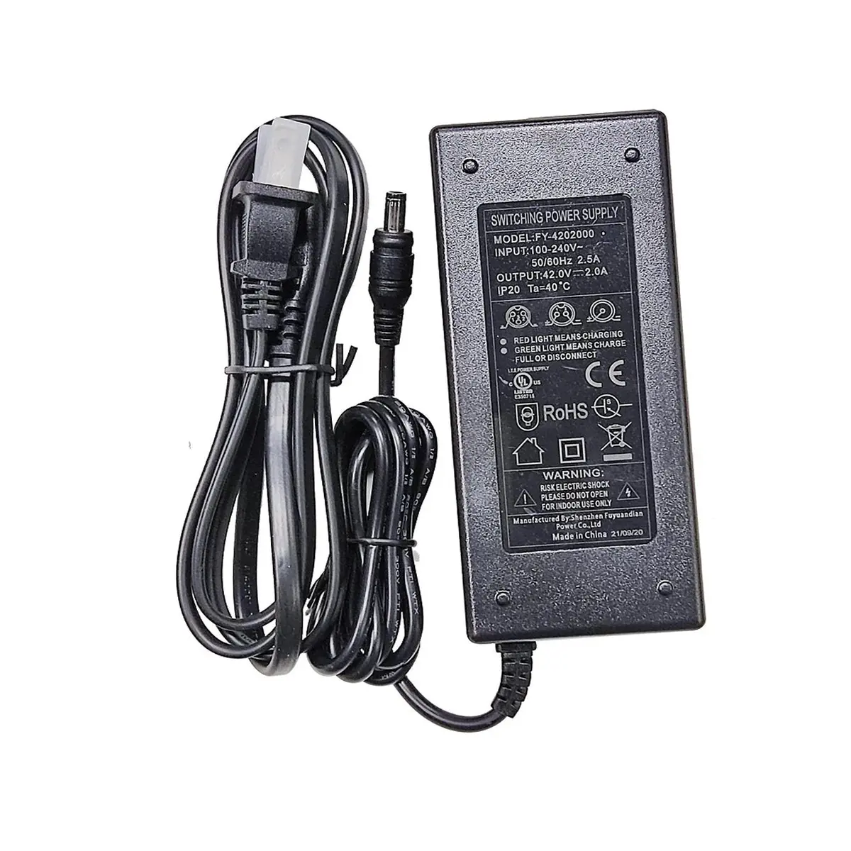 G3 / G4 / G Pro / Xr Elite / Xr Ultra / Eclipse / Xr Elite Max Electric Scooter Charger 42V 2A 1
