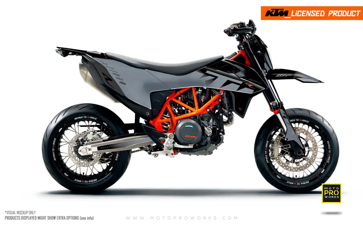 Ktm Graphics - "Ghost" (Grey/Black) 1