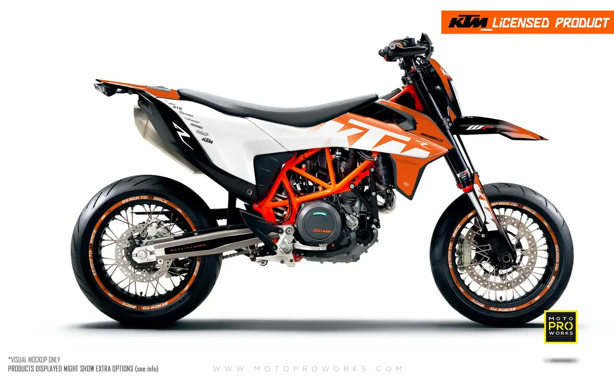 Ktm Graphics - "Ghost" (Orange) 1