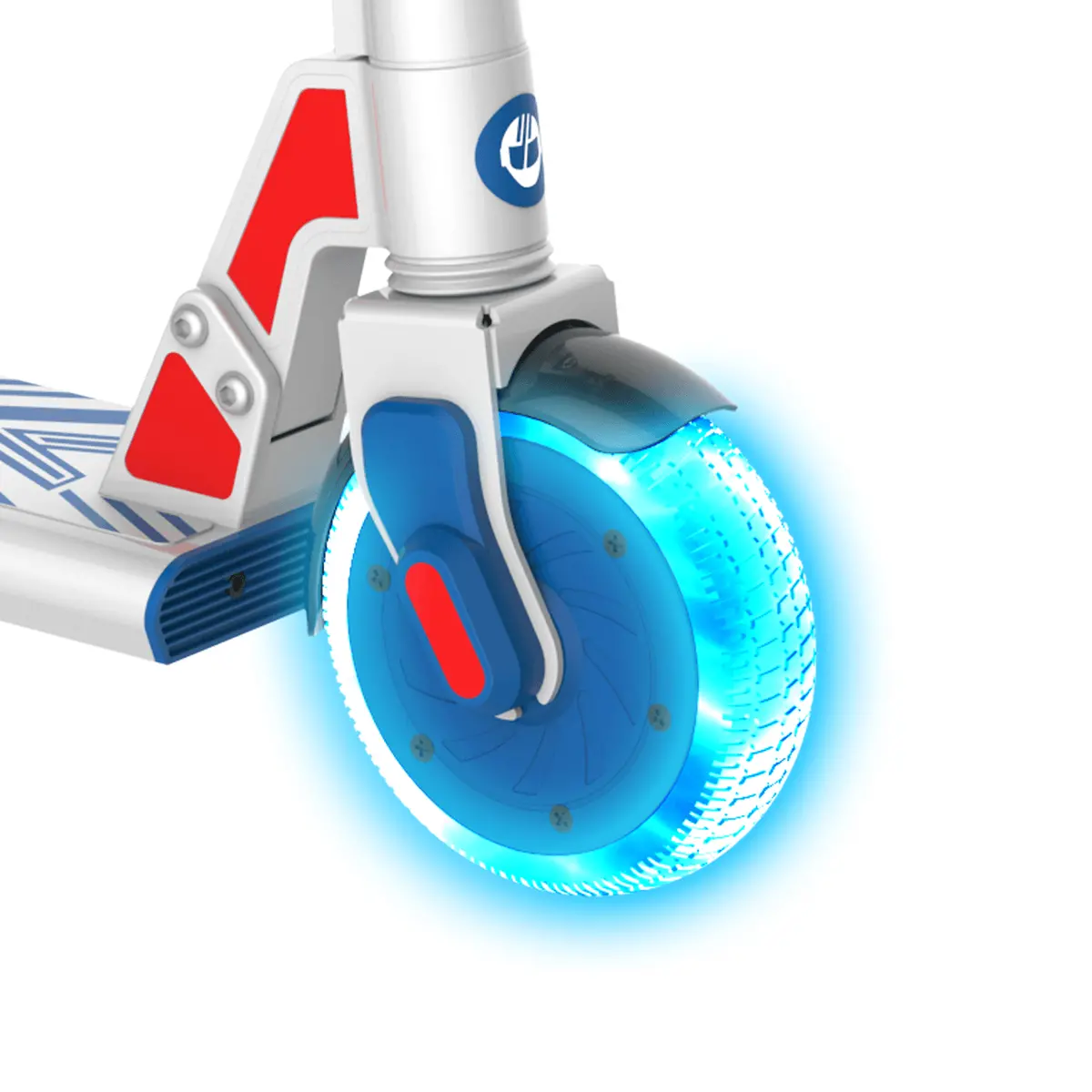 Gks Lumios (Blue) Electric Scooter Wheel Assembly 1