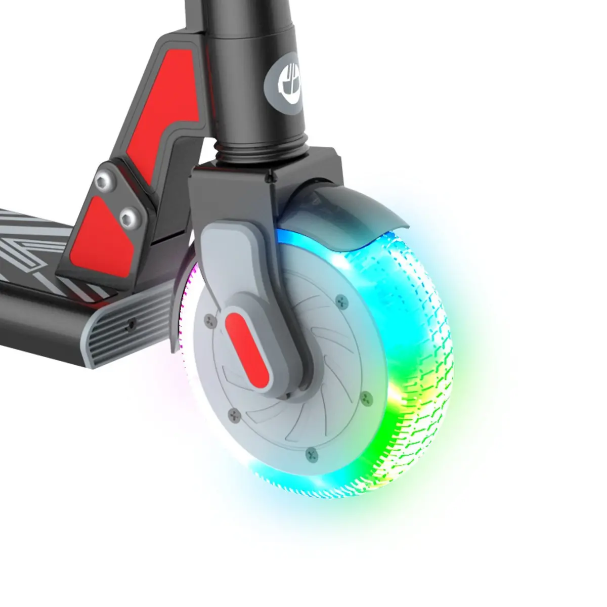 Gks Lumios (Gray) Electric Scooter Wheel Assembly 1