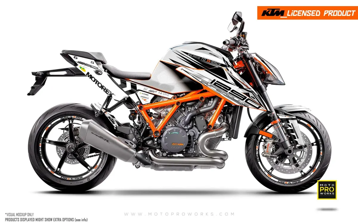 Ktm 1290 Super Duke R 2020-2023 - "Vortex" (White) 1