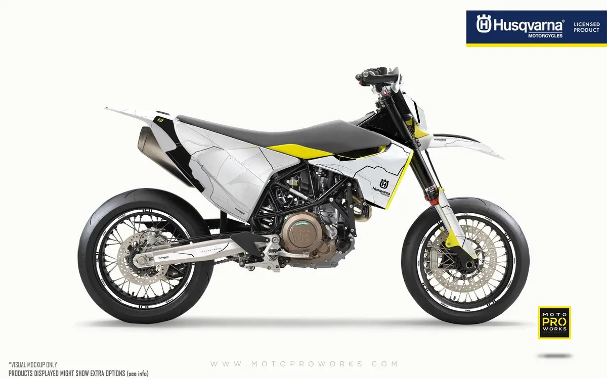 Husqvarna 701 Graphics - "Robotec" (White) 1