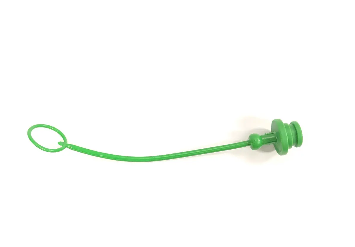 1/2" Male Dust Cap For Female Quick Coupler - Green 1
