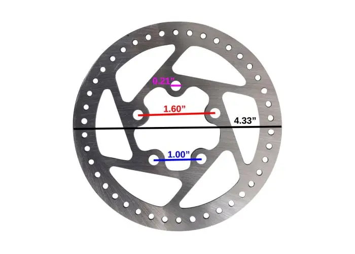Gxl V2 / Rival / Apex / Apex Xl / Xr / Xr Ultra / Xr Elite Scooter Brake Rotor 110Mm 1