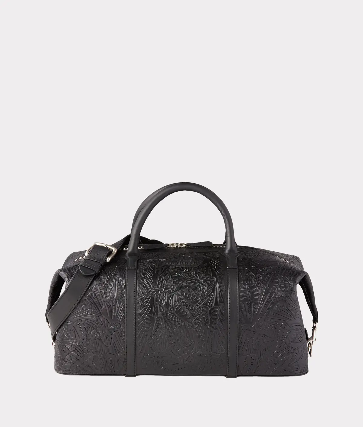 Hand-Tooled Duffle :: Black 1
