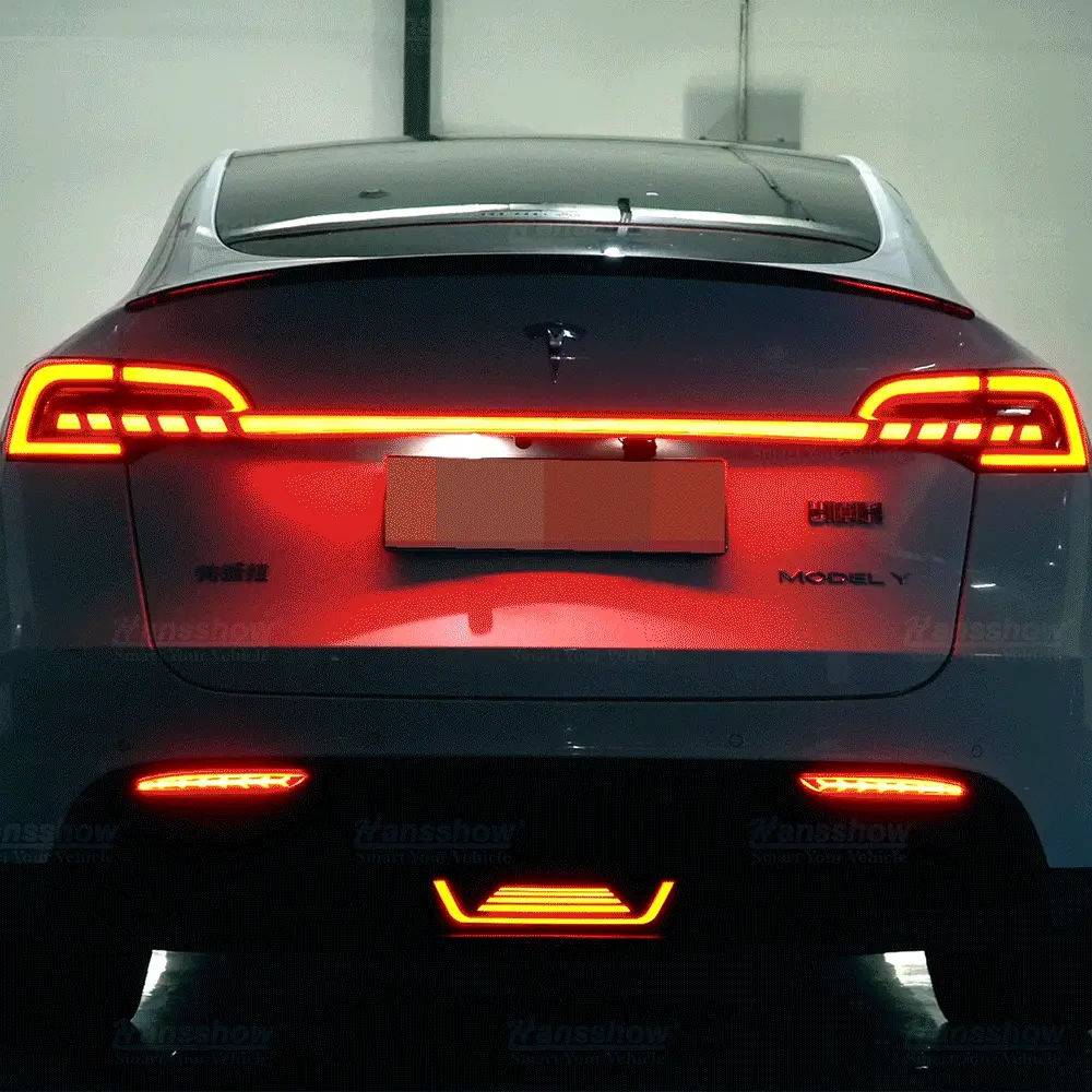 Model 3/Y Starlink Full-Width Strip Tail Light For Tesla Model Y 1