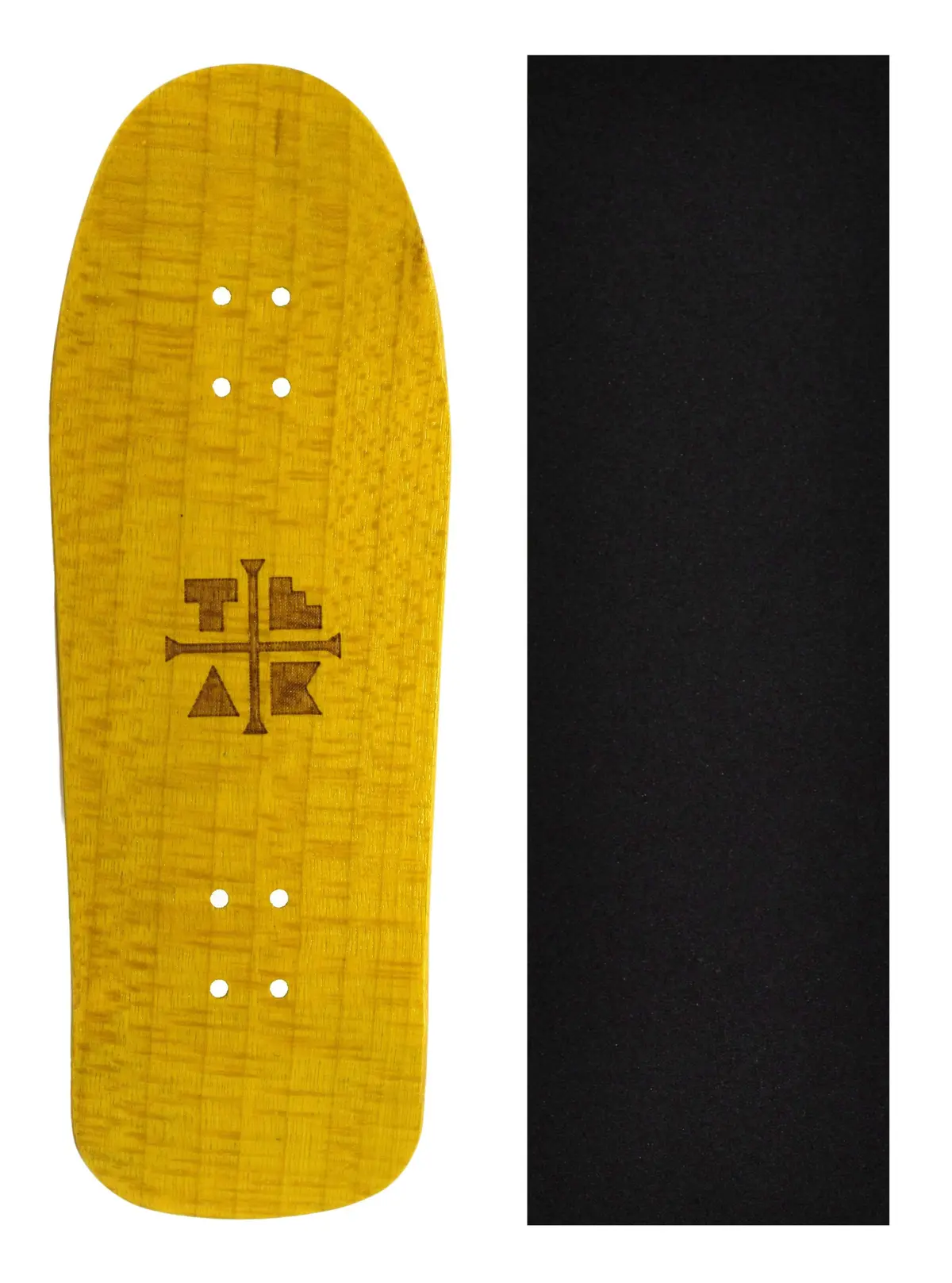 Carlsbad Cruiser Wooden Fingerboard Deck, "Banana Yellow" - 34Mm X 100Mm 1