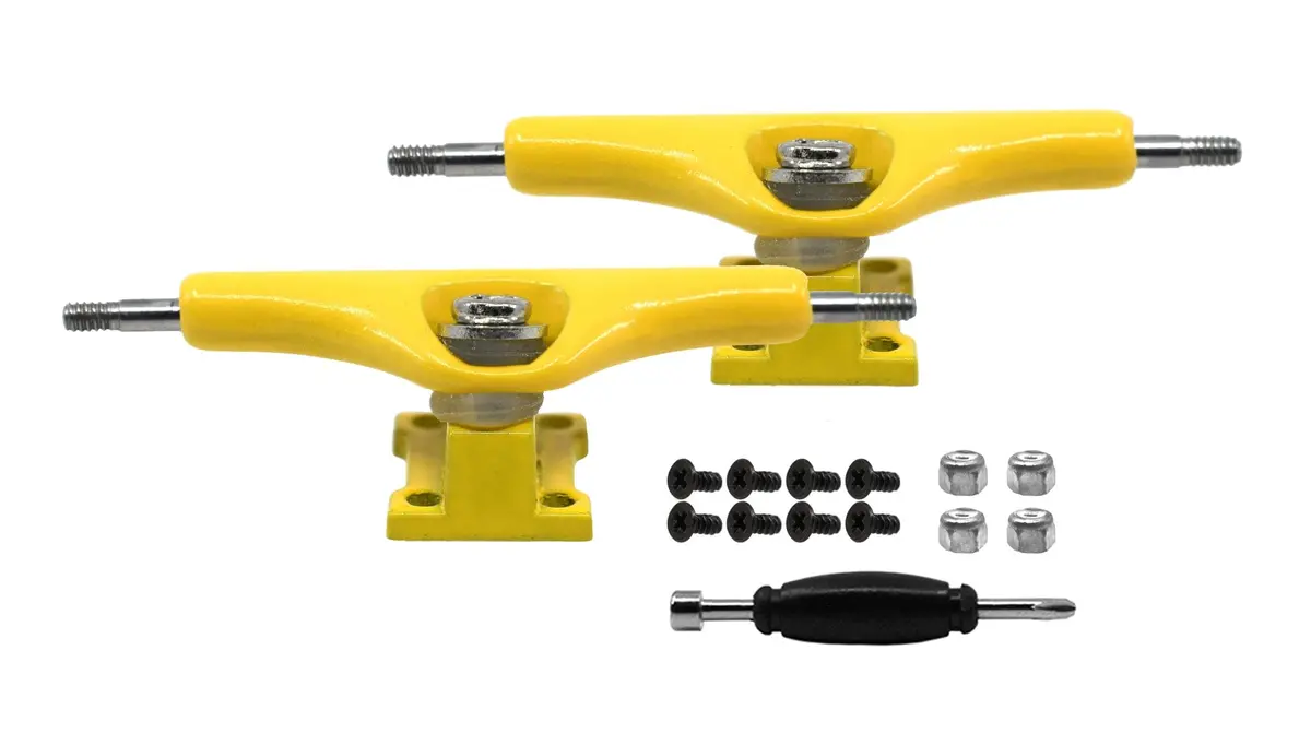 Prodigy Swerve Trucks, 34Mm - Yellow Colorway 1