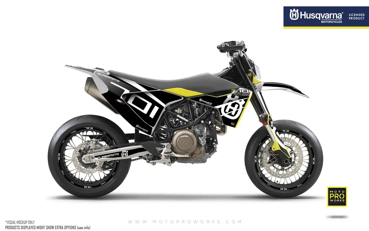 Husqvarna 701 Enduro Graphics - "Markseven" (Black) 1