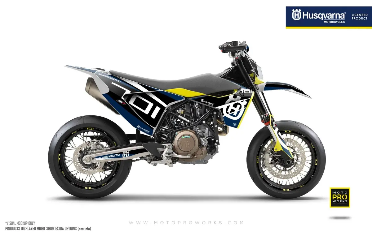 Husqvarna 701 Enduro Graphics - "Markseven" (Blue) 1
