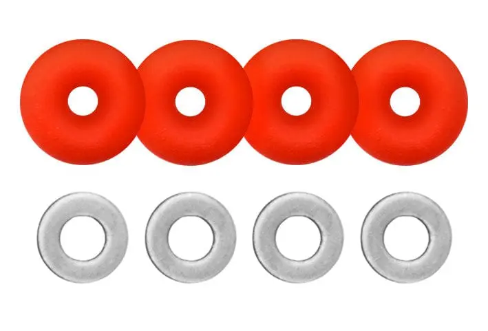 O-Ring Bushings Pro Duro Series - Multiple Durometers - Red 1