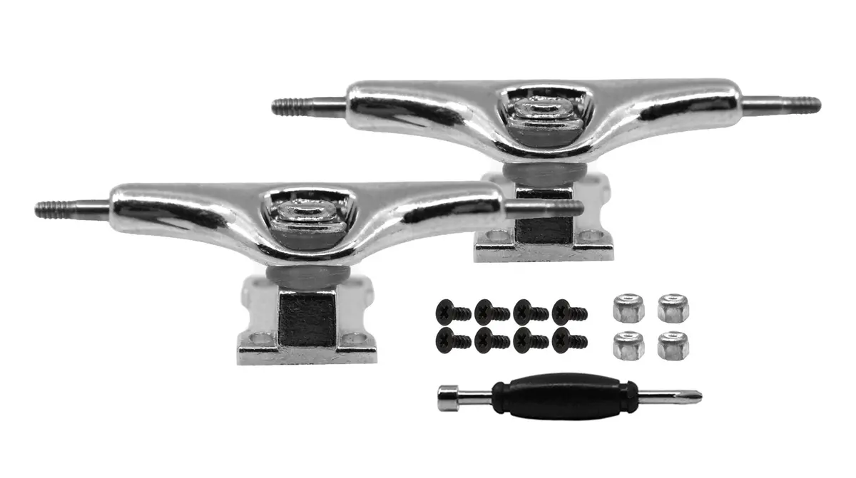 Prodigy Swerve Trucks, 32Mm - Silver Chrome Colorway 1