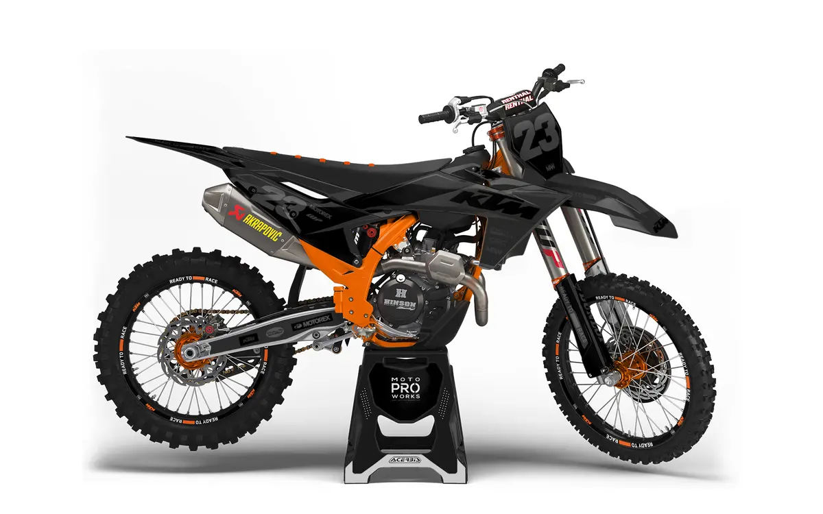 Ktm Exc / Exc-F Graphics - “Ignition” (Grey) 1