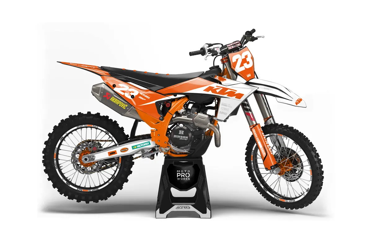 Ktm Sx / Sx-F Graphics - “Ignition” (Orange) 1