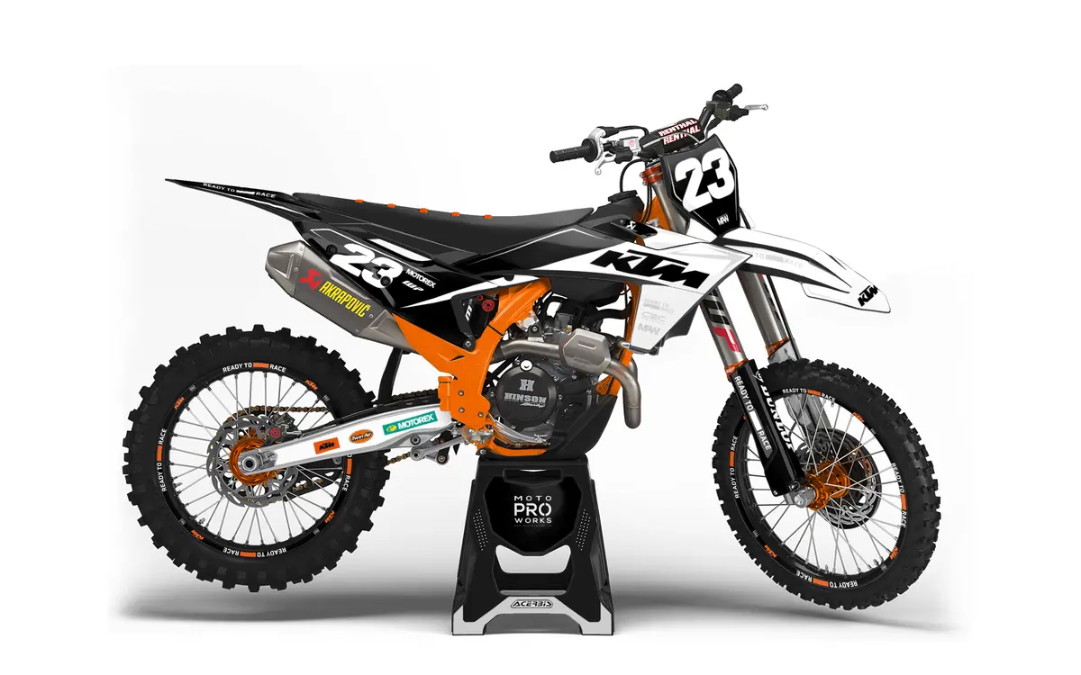 Ktm Sx / Sx-F Graphics - “Ignition” (White) 1